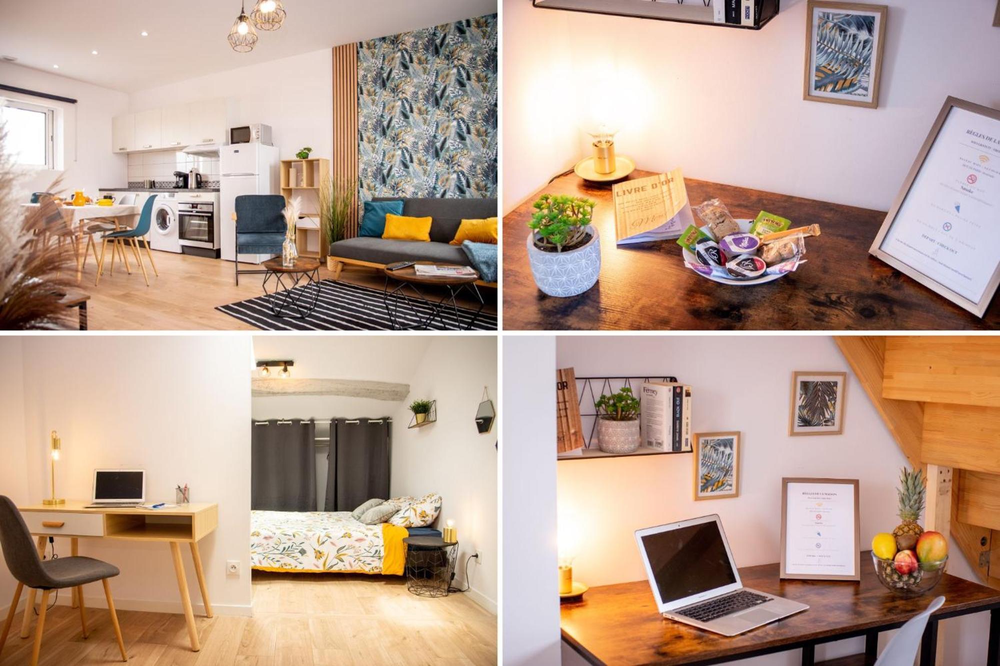 Apartamento Duplex Cocoon - 10 Min De Blaye - 20 Min Cnpe - Wifi - Tv Hd Saint-Seurin-de-Cursac Exterior foto